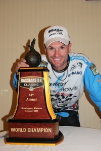 Randy Howell with Trophy